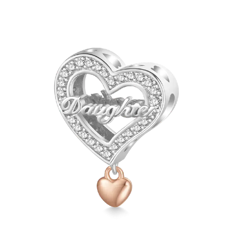 Gnoce Daughter's Heart Charm