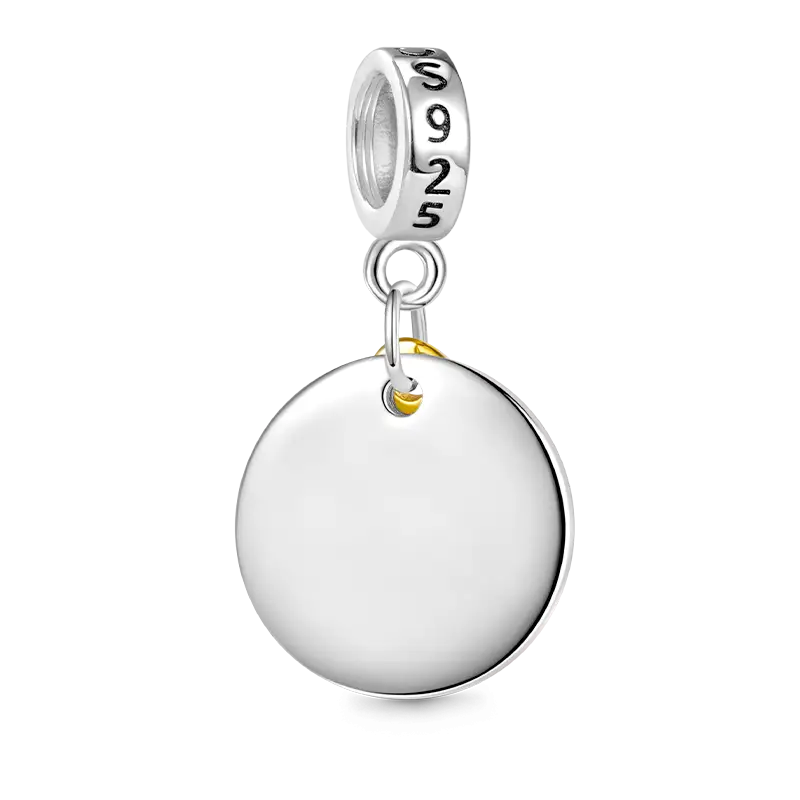 Gnoce Mother & Daughter Forever Love Pendant Dangle Charm