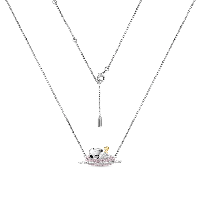 Gnoce Peanuts Snoopy with Woodstock Rafting Necklaces
