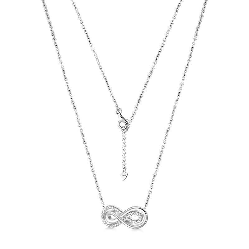 Gnoce Birthstone Infinity Love Necklaces