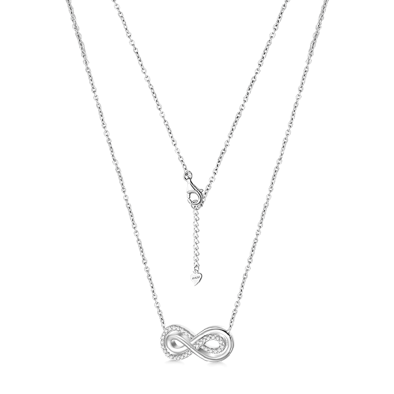 Gnoce Birthstone Infinity Love Necklaces