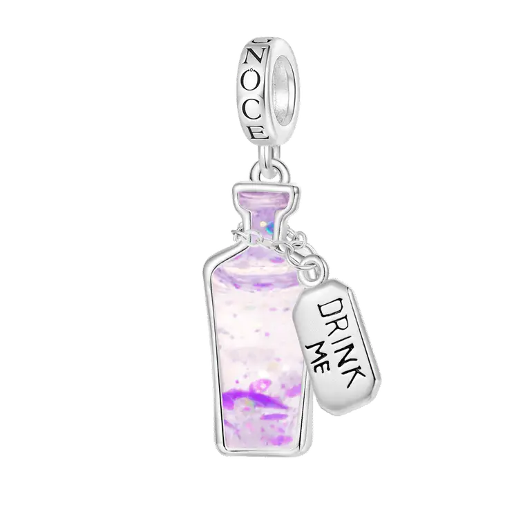 Gnoce Glow-in-the-Dark Alice's Magic Potion Pendant Dangle Charm