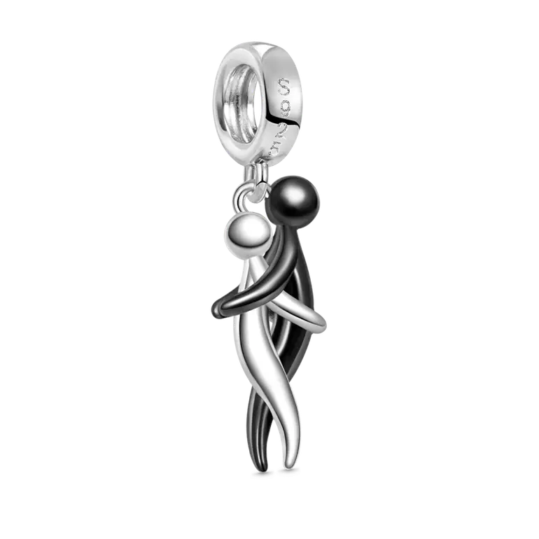 Gnoce Lover Embraces Romantic Pendant Dangle Charm