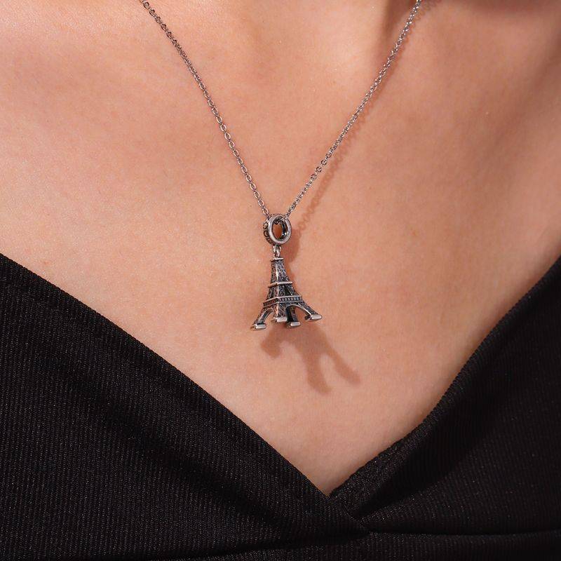 Gnoce City Series - Eiffel Tower Pendant Dangle Charm