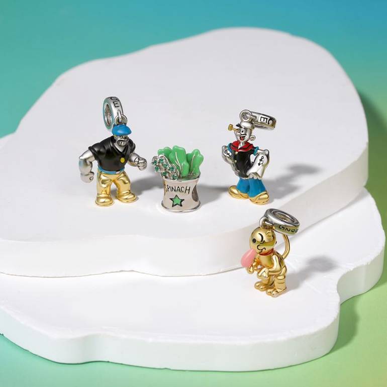 Gnoce Popeye Pendant Dangle Charm