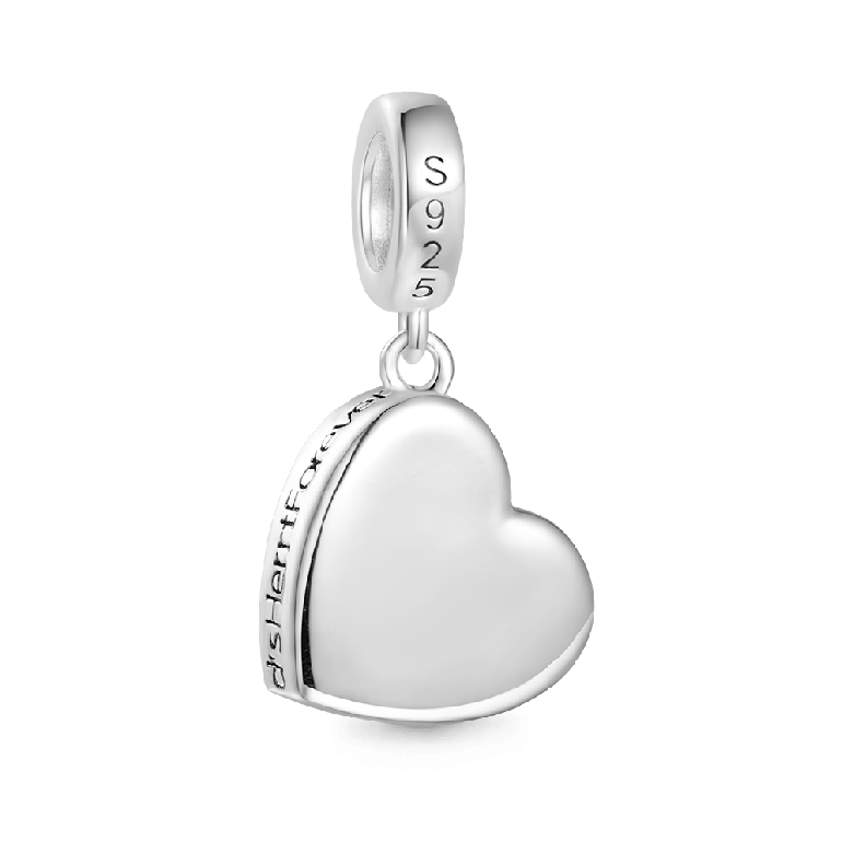 Gnoce Mother's Day Birthstones Forever Heart Pendant Dangle Charm