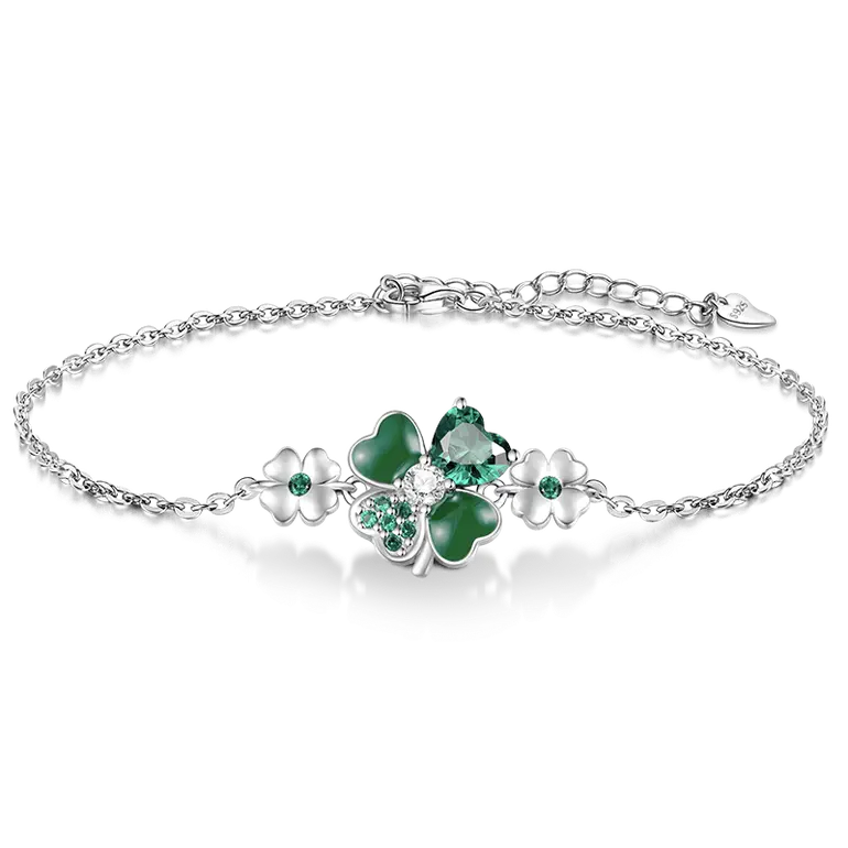 Gnoce Lucky Four Leaf Clover Bracelets