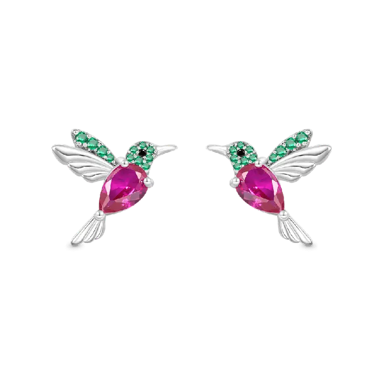 Gnoce Hummingbird Stud Earrings