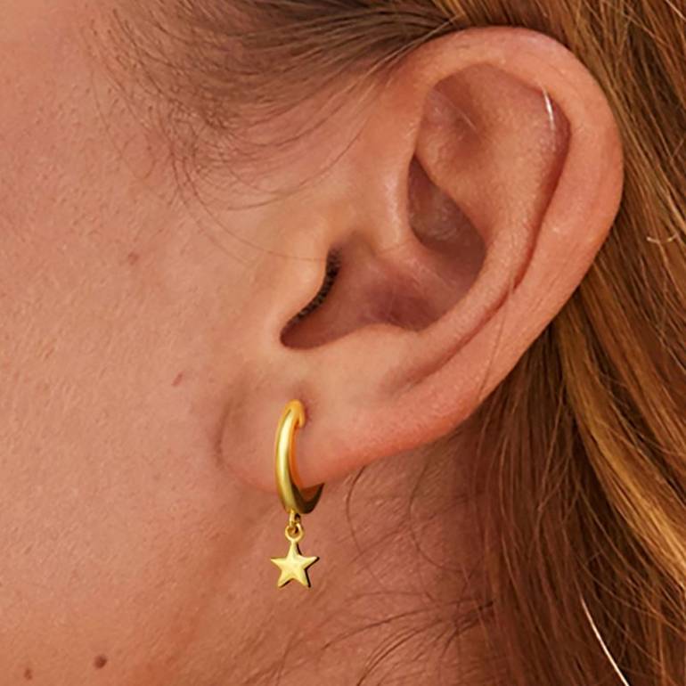 Gnoce Star Dangling Dangle Earrings