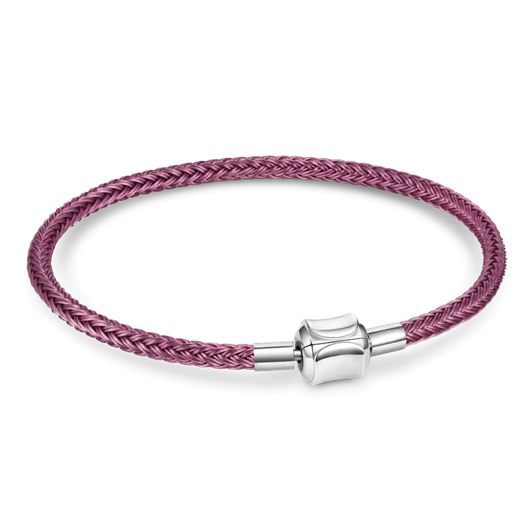 Gnoce Purple Basic Bracelets with 2 Pieces of Stoppers
