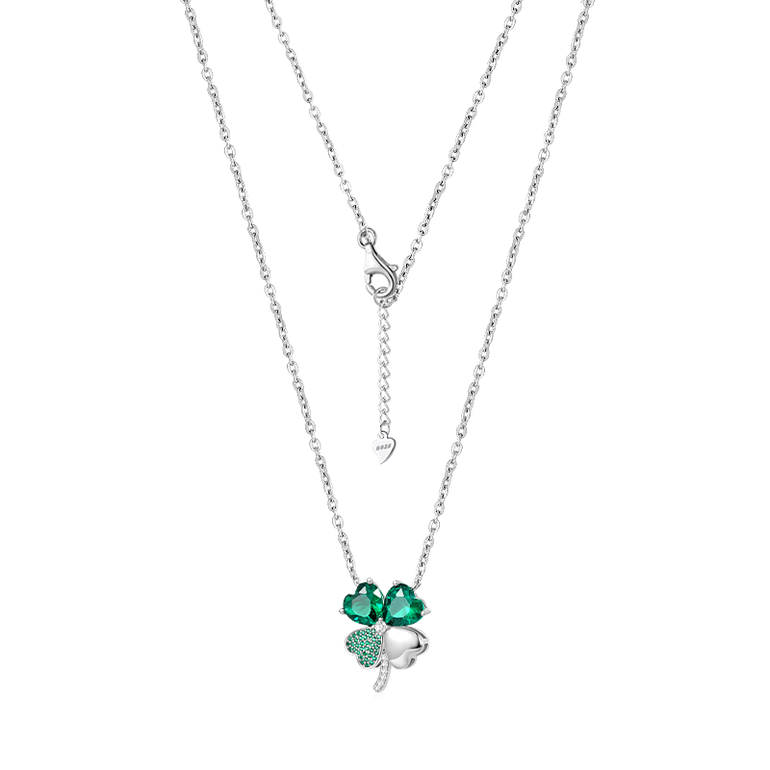 Gnoce Lucky Four Leaf Clover Necklaces