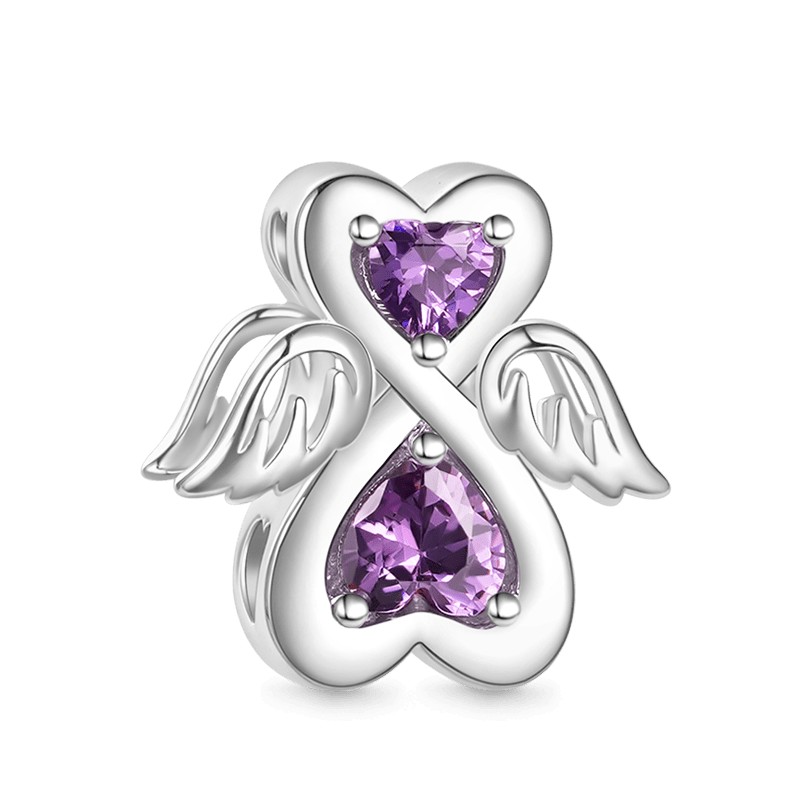 Gnoce Birthstone Angel Charm