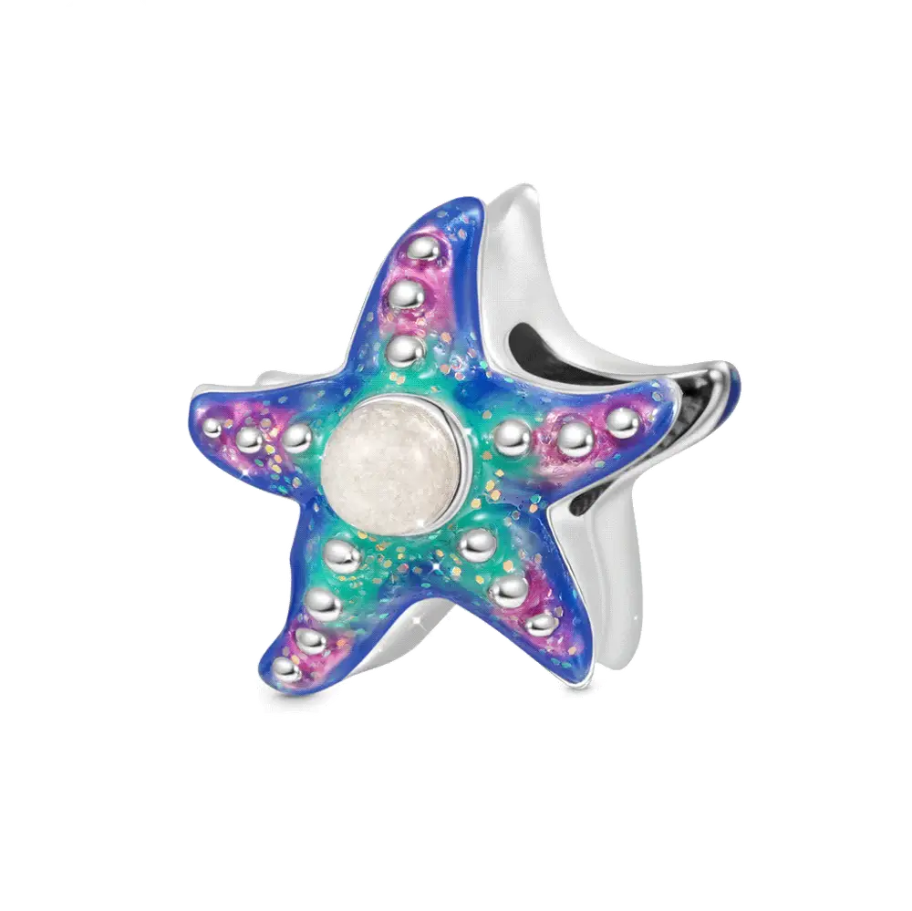 Gnoce Summer Ocean Glow-in-the-Dark Starfish Charm
