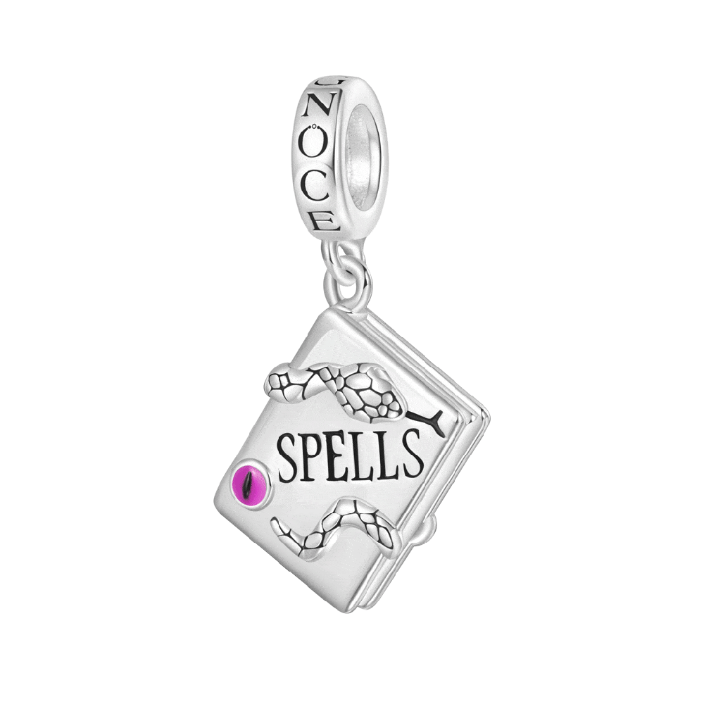Gnoce 'Expecto Patronum' Magic Spell Book Pendant Dangle Charm