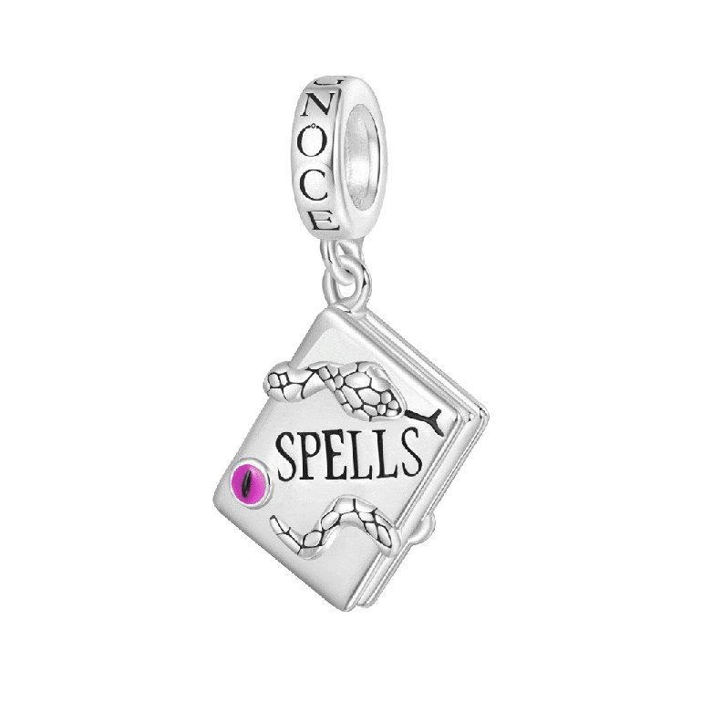 Gnoce 'Expecto Patronum' Magic Spell Book Pendant Dangle Charm
