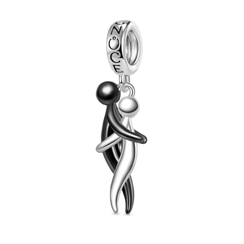 Gnoce Lover Embraces Romantic Pendant Dangle Charm