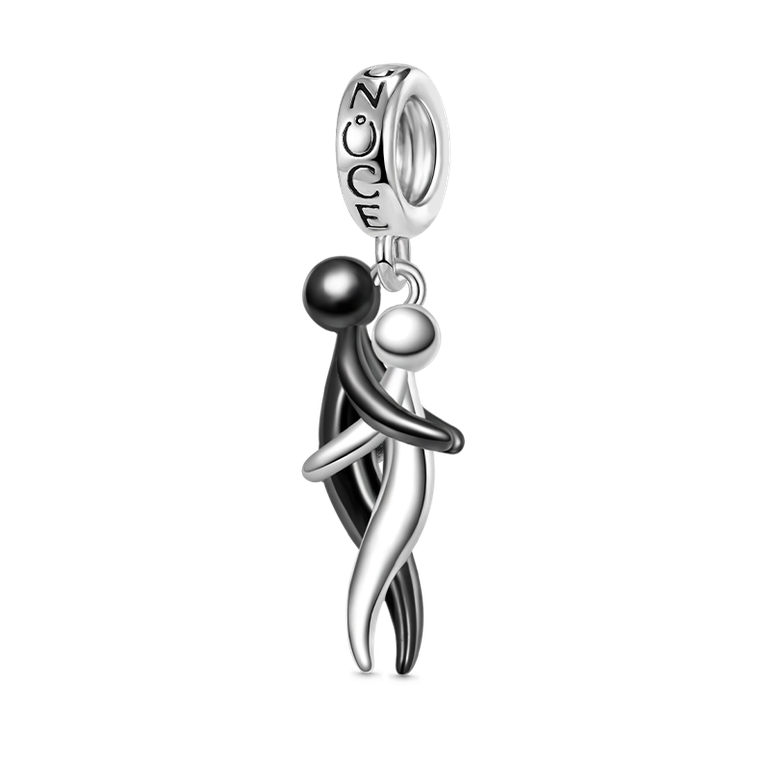 Gnoce Lover Embraces Romantic Pendant Dangle Charm