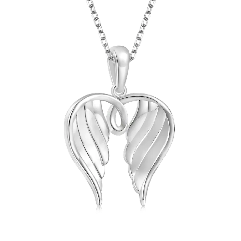 Gnoce 18k Rose Gold Angel Wings Necklaces