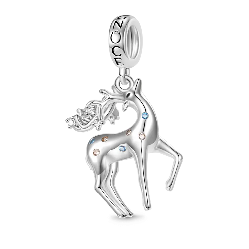Gnoce Lovely Deer Pendant Dangle Charm