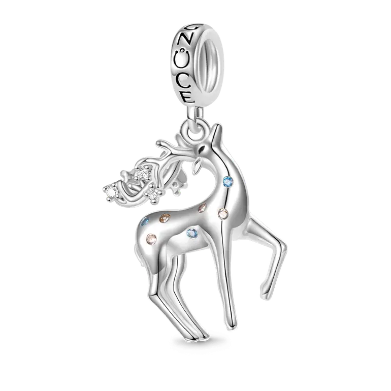 Gnoce Lovely Deer Pendant Dangle Charm