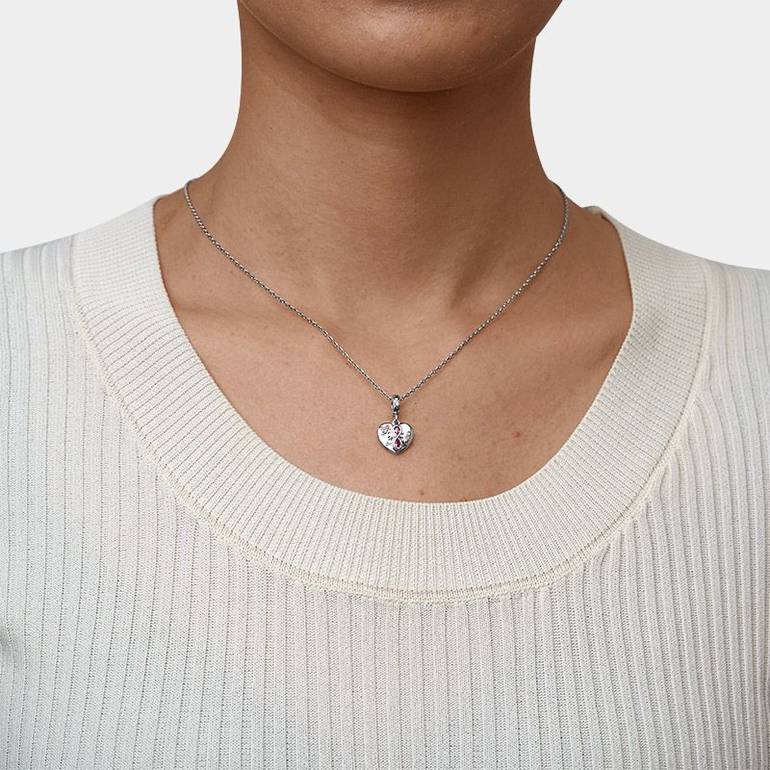 Gnoce Infinite Love Heart Pendant Dangle Charm