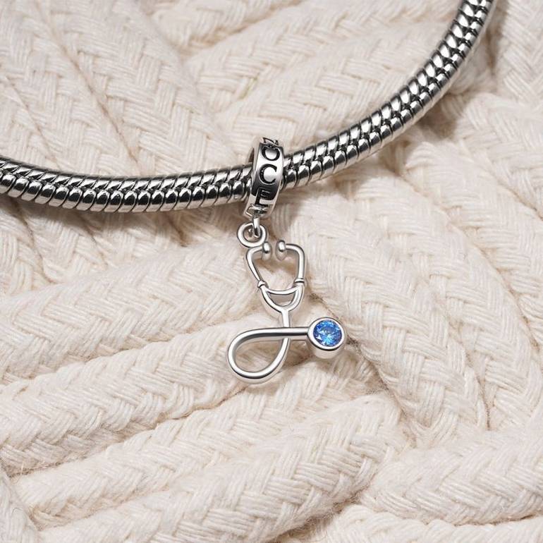 Gnoce Stethoscope Pendant Dangle Charm