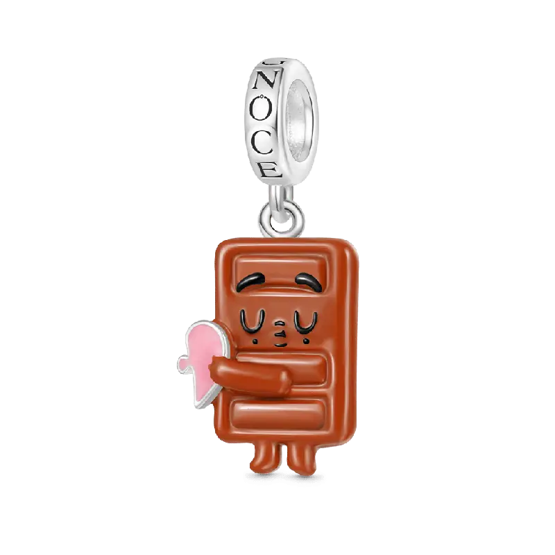 Gnoce Matching Choco's Heart  Pendant Dangle Charm