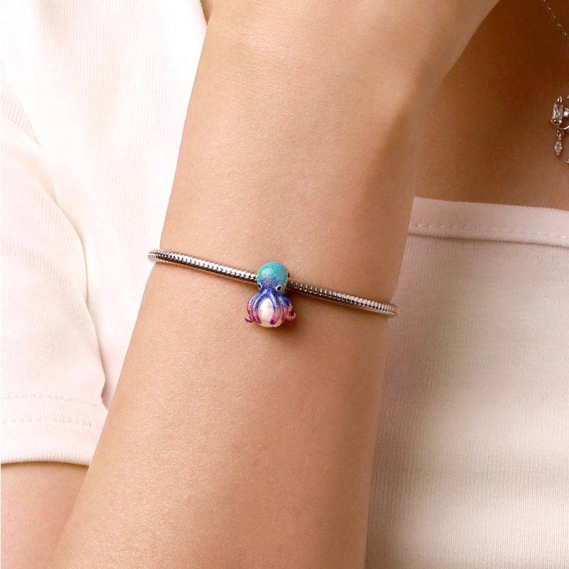 Gnoce Deep Sea Octopus Pearl Charm