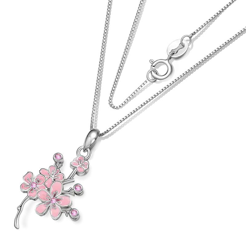 Gnoce Cherry Blossoms Necklaces