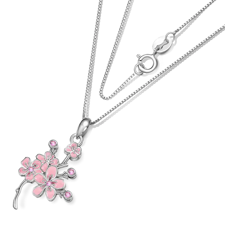 Gnoce Cherry Blossoms Necklaces