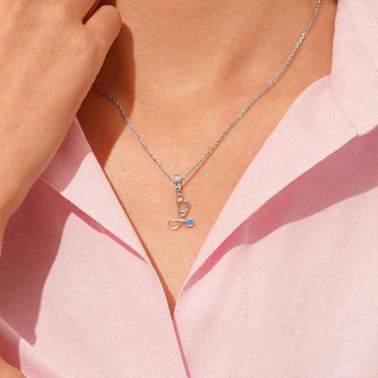Gnoce Stethoscope Pendant Dangle Charm