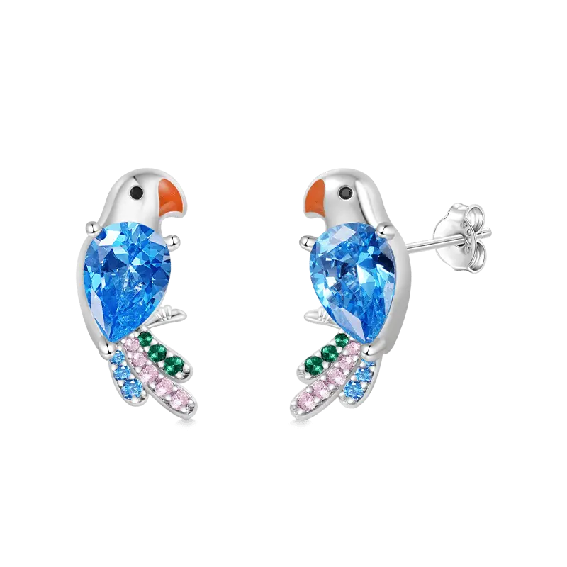 Gnoce Parrot Stud Earrings