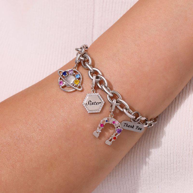 Gnoce Color Planet Clasp Clusters Charm