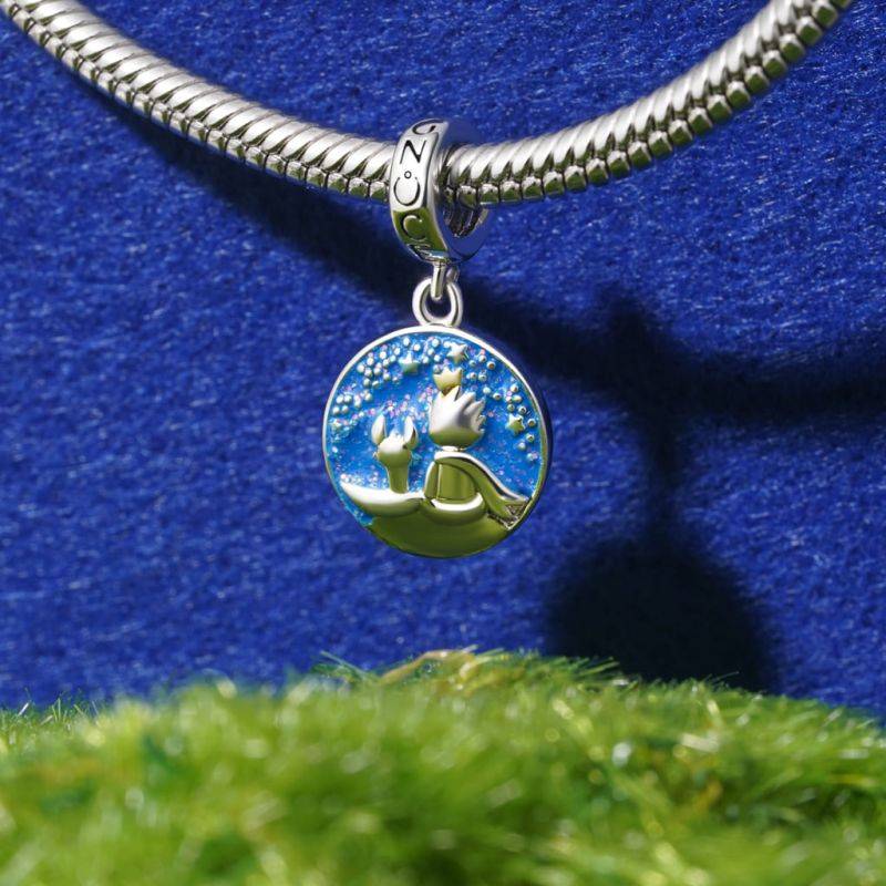 Gnoce Little Boy Fox Pendant Dangle Charm