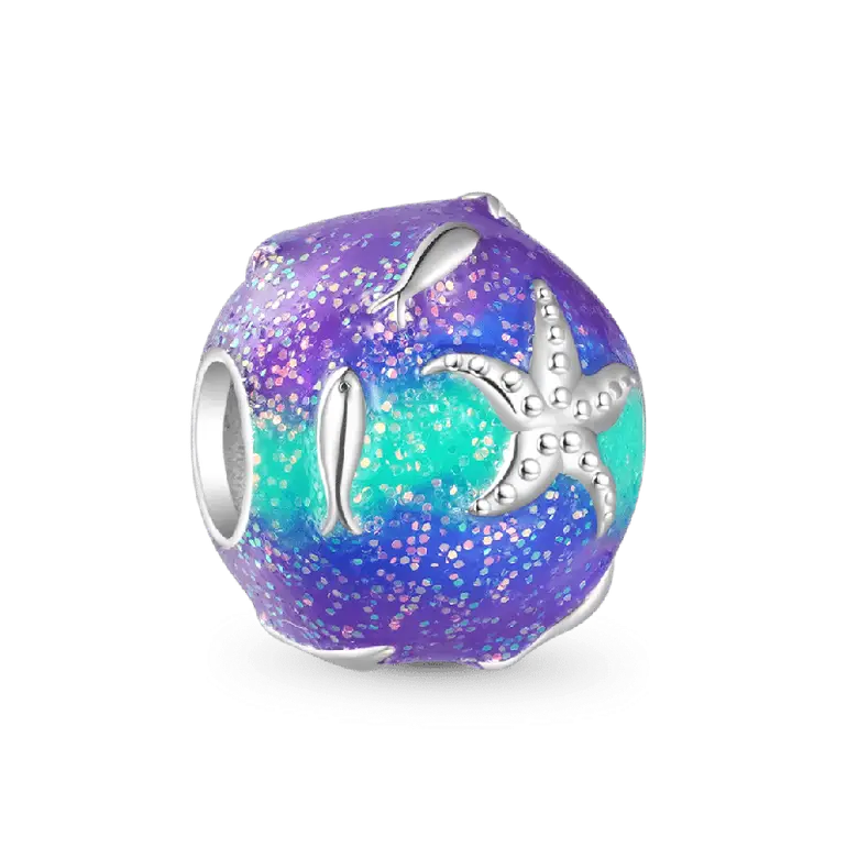 Gnoce Summer Ocean Series Round Charm