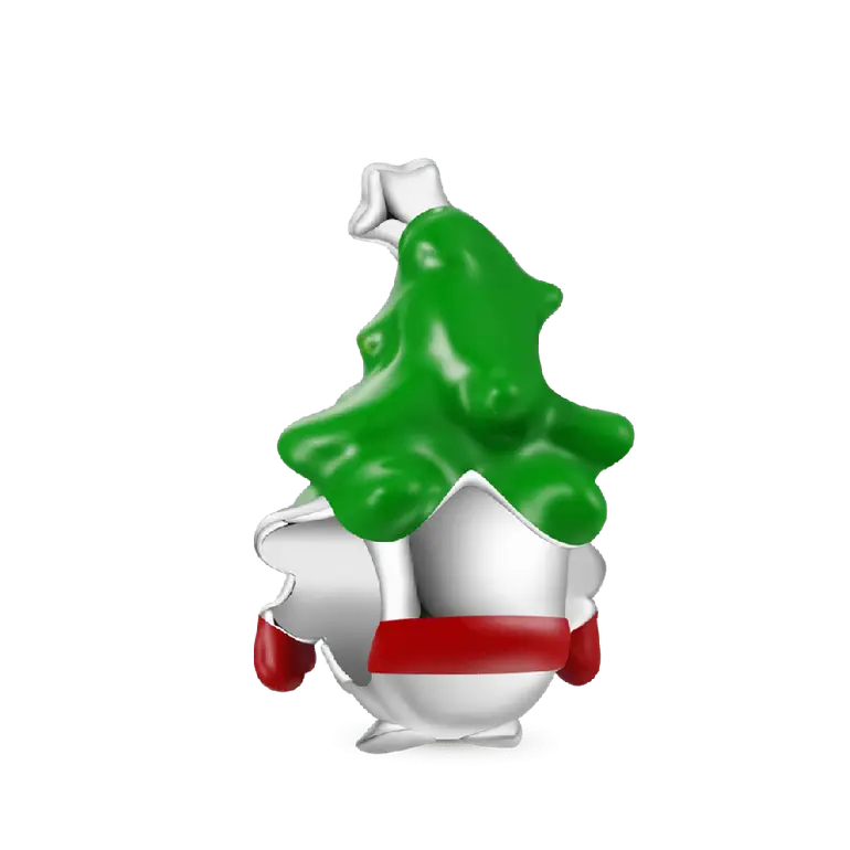 Gnoce Christmas Tree Gnome Charm