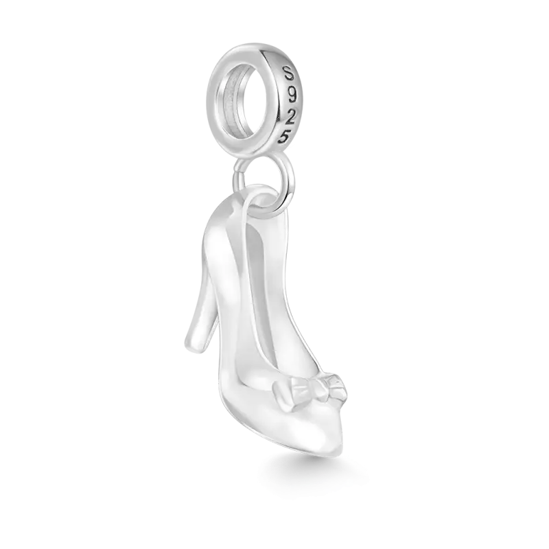 Gnoce Cinderella Glass Slipper Pendant Dangle Charm