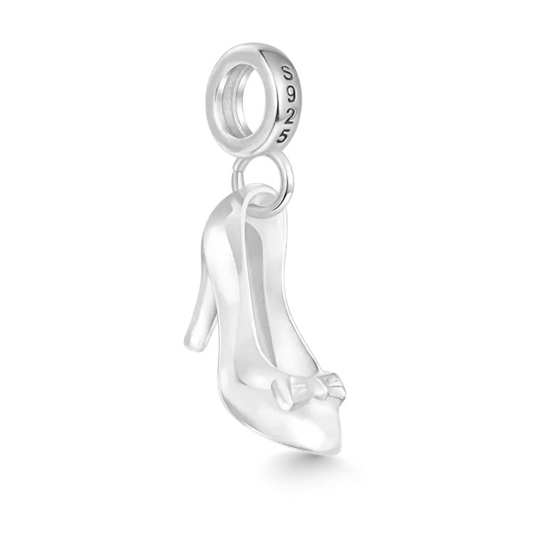 Gnoce Cinderella Glass Slipper Pendant Dangle Charm