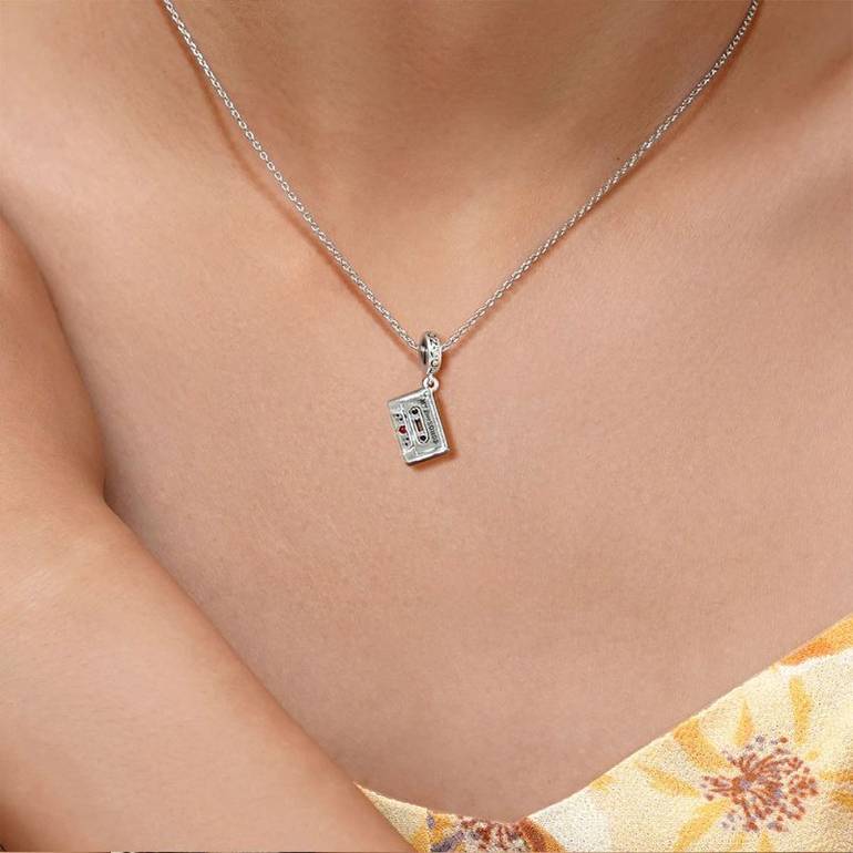 Gnoce Cassette Tape Pendant Dangle Charm