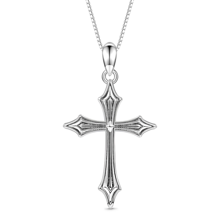 Gnoce Sparkling Cross Necklaces