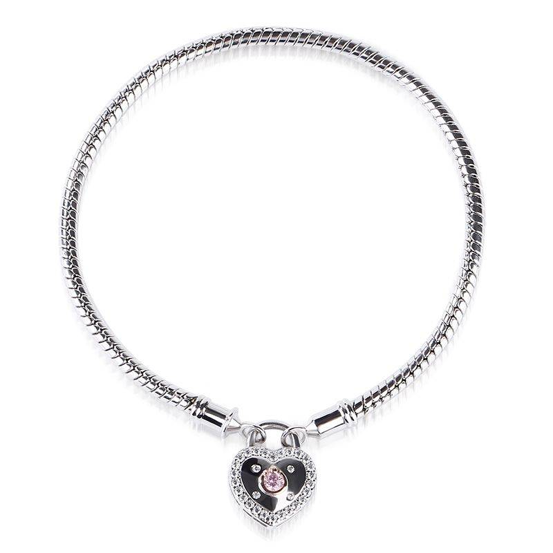 Heart Lock Bracelets S925 Silver