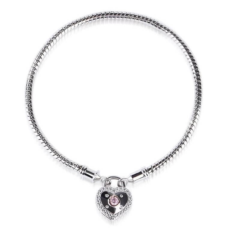 Heart Lock Bracelets S925 Silver