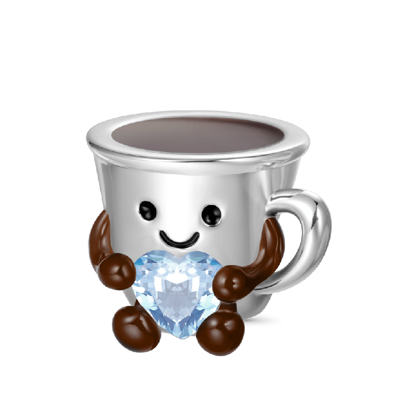Gnoce Coffee Cup Embraces Love Charm