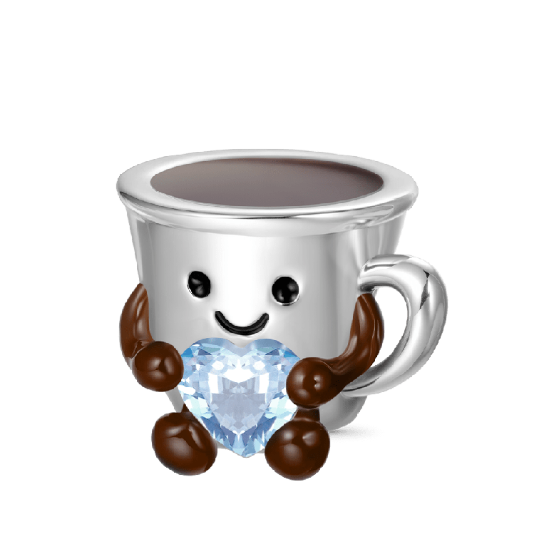 Gnoce Coffee Cup Embraces Love Charm