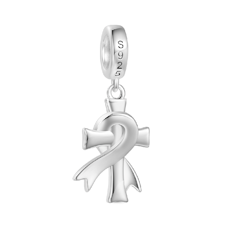 Gnoce Breast Cancer Awareness Pendant Dangle Charm