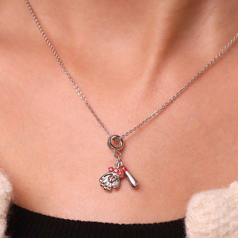 Gnoce Baseball Gloves & Bats Pendant Dangle Charm