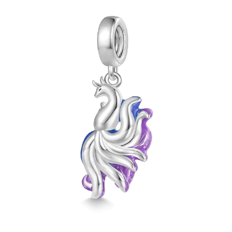 Gnoce Nine Tailed Fox Pendant Dangle Charm