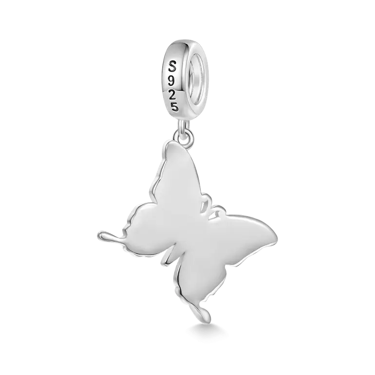 Gnoce Blue-violet Butterfly Pendant Dangle Charm