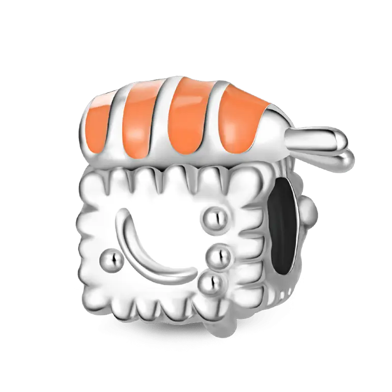 Gnoce Delicious Sushi Roll Embraces Heart Gem Charm