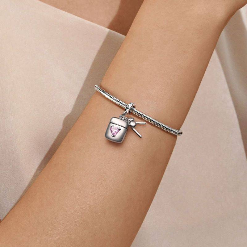 Gnoce Earphone Box Triple Pendant Dangle Charm